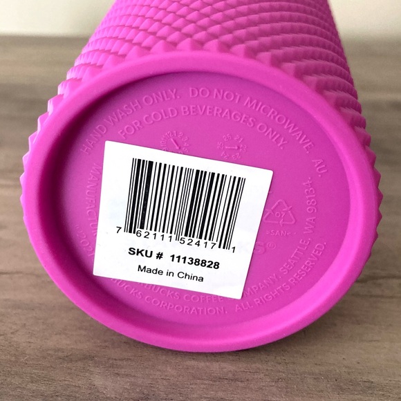 STARBUCKS Matte Purple Studded Tumbler Cup Bling Cup Taiwan - Picture 8 of 8